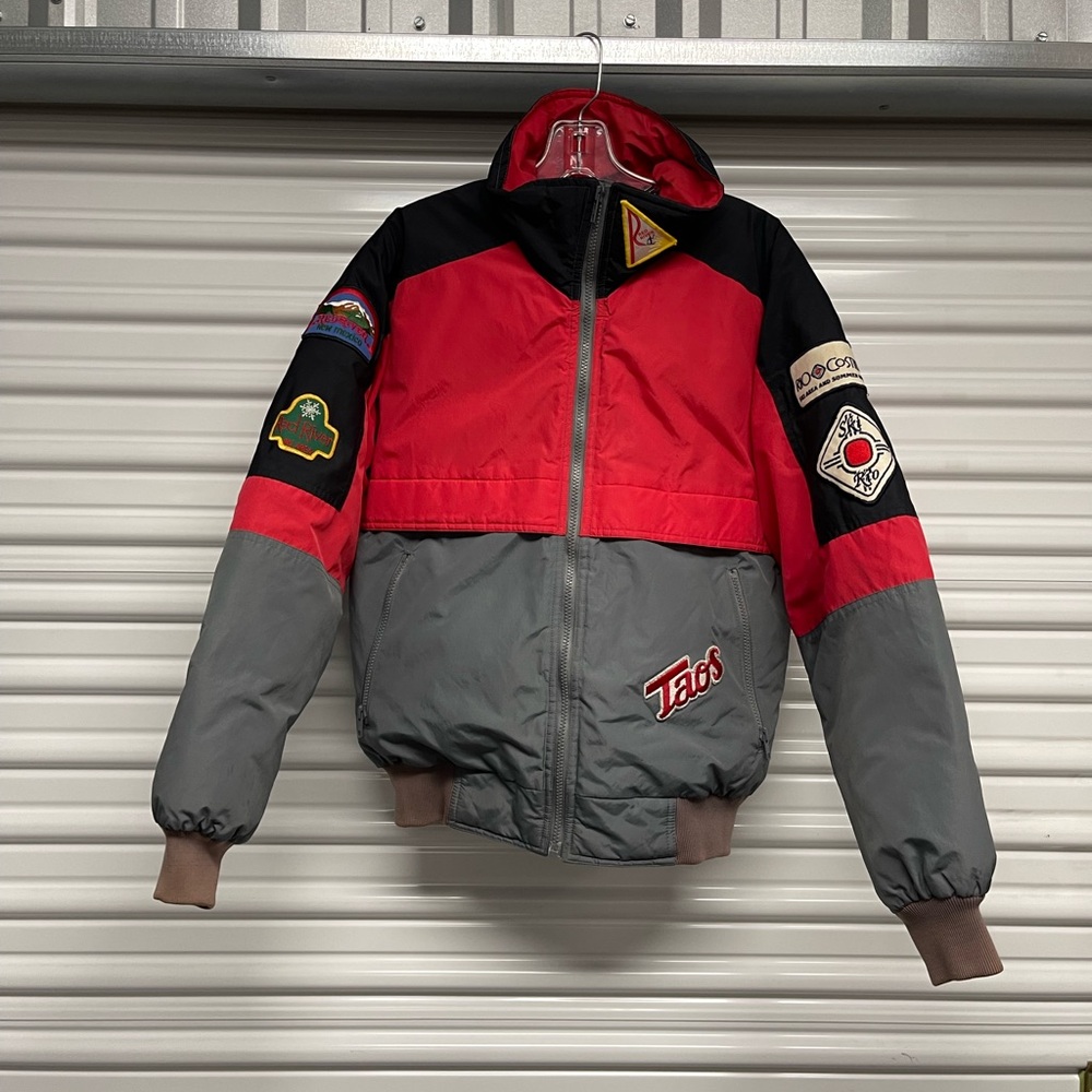 Vintage Fall Line Down Skiwear Puffer 80%Down 20%Feathers Jacket.#289